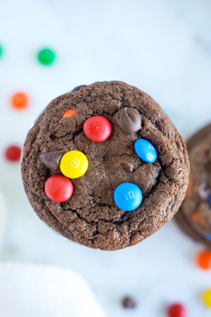 Once Chocolate M&M Cookies