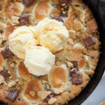 S’mores Chocolate Chip Skillet Cookie