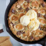 S’mores Chocolate Chip Skillet Cookie Recipe