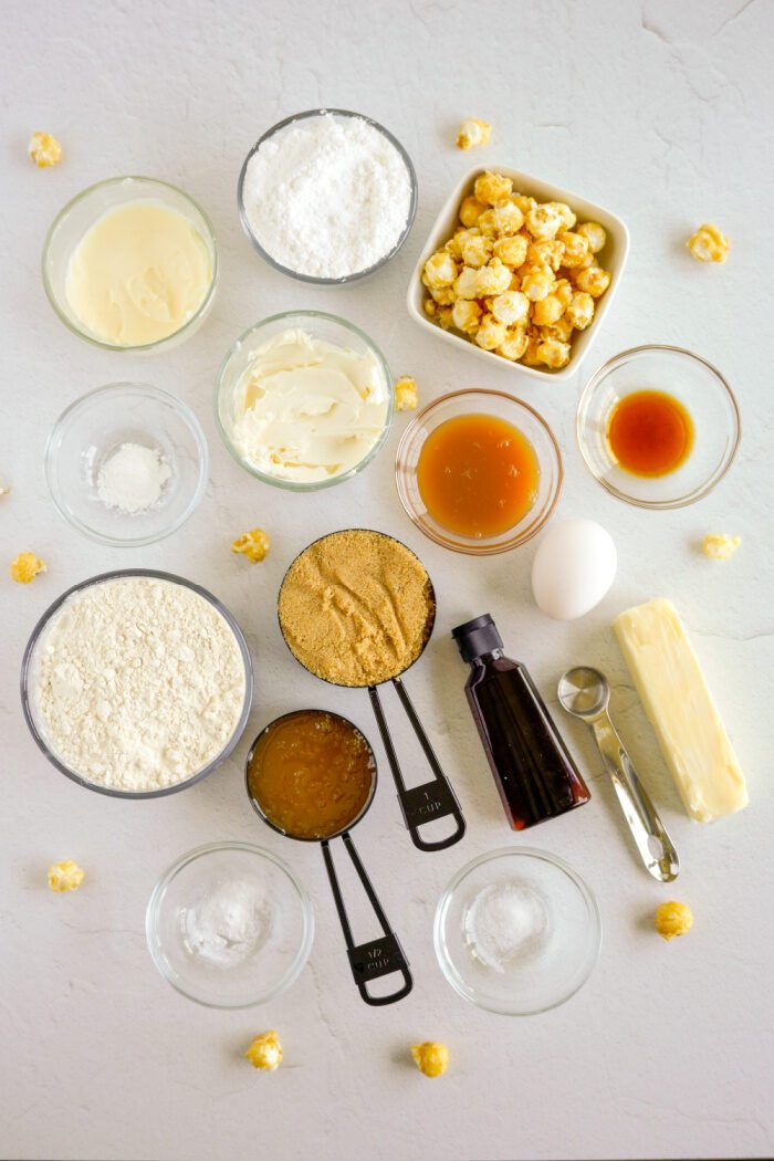 Caramel Popcorn Cookies Ingredients