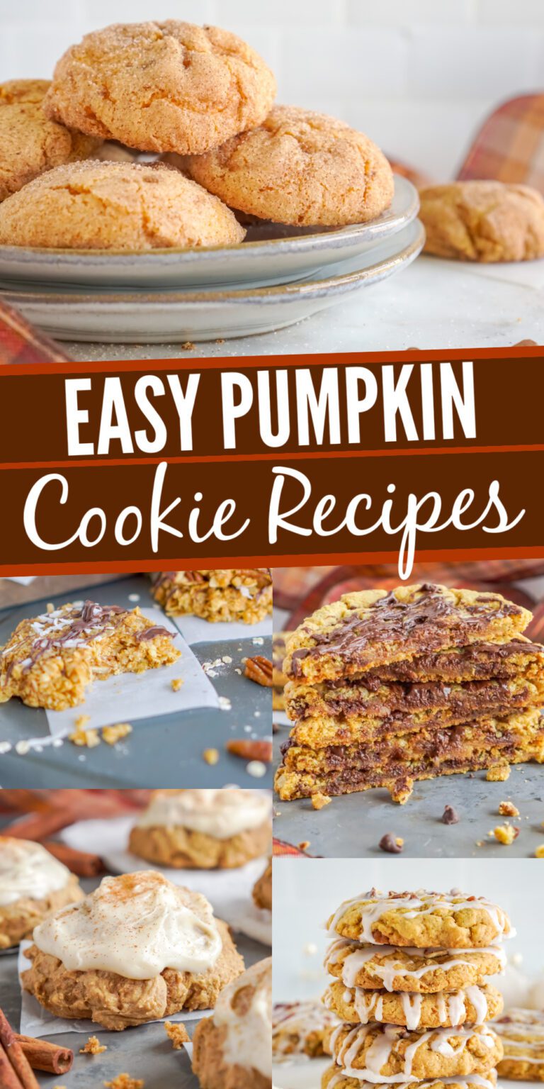 Easy Pumpkin Cookie Recipes - LemonPeony