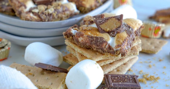 Wide view of Reese's S'mores Bar