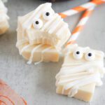 White Chocolate Mummy Fudge Recipe for Halloween