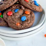 Easy Chocolate M&M Cookies