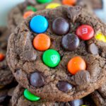 Easy Double Chocolate M&M Cookies Recipe