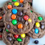 Homemade M&M Cookies