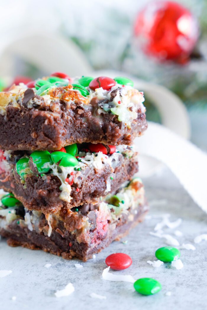 Stack of 3 Brownie Magic Bars