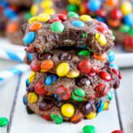 Best Brownie Mix Cookies with Mini M&Ms