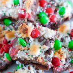 Christmas M&M Magic Bars