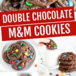 Double Chocolate M&M Cookies