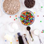 Easy M&M Brownie Mix Cookies Ingredients