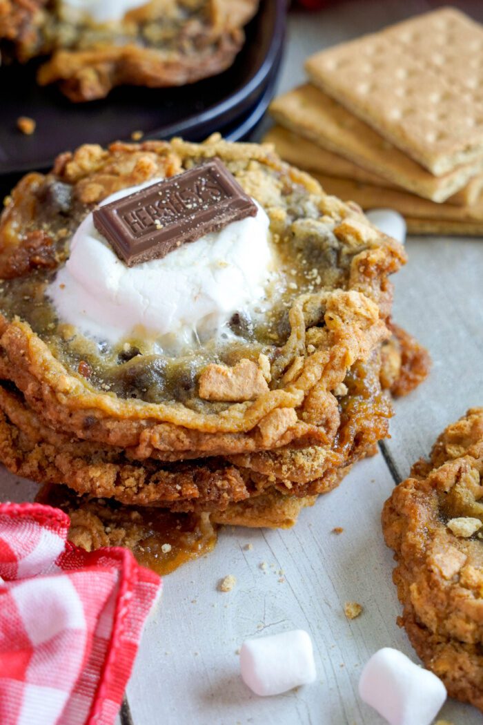 Stack of 2 S'mores Cookies