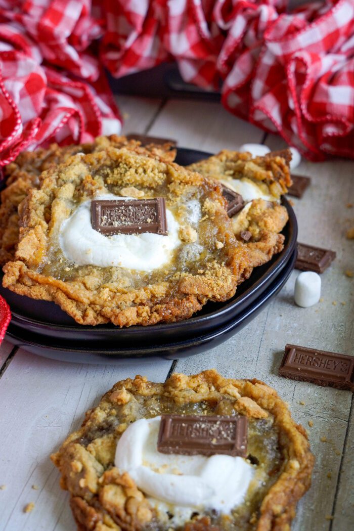 Plate of S'mores Cookies