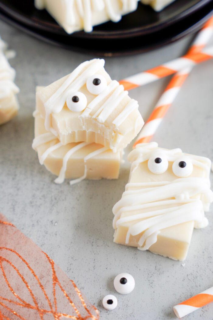 Above view of Mummy Fudge squares