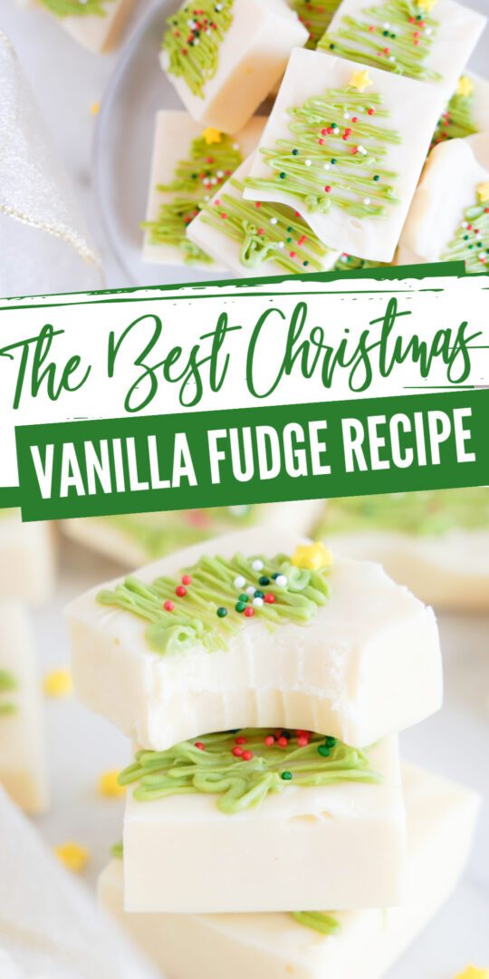Christmas Vanilla Fudge