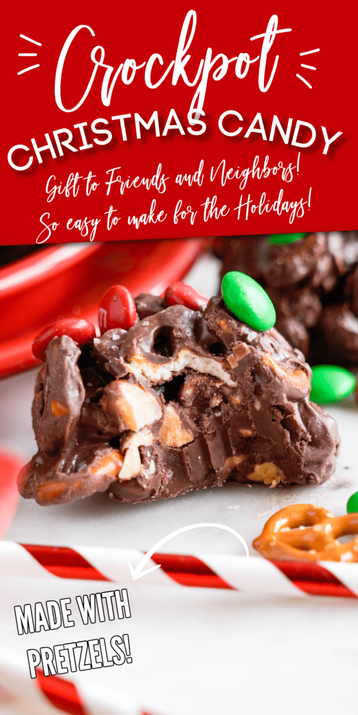 Crockpot Christmas Candy Recipe With Pretzels - LemonPeony