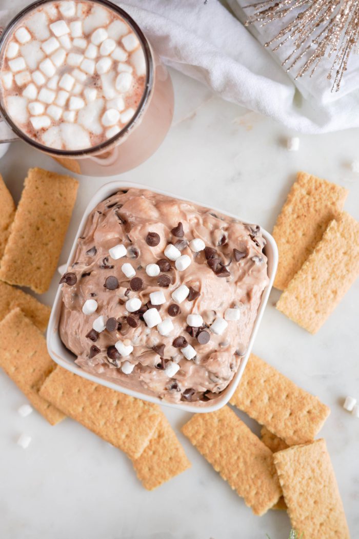 Above view of Hot Chocolate Dip