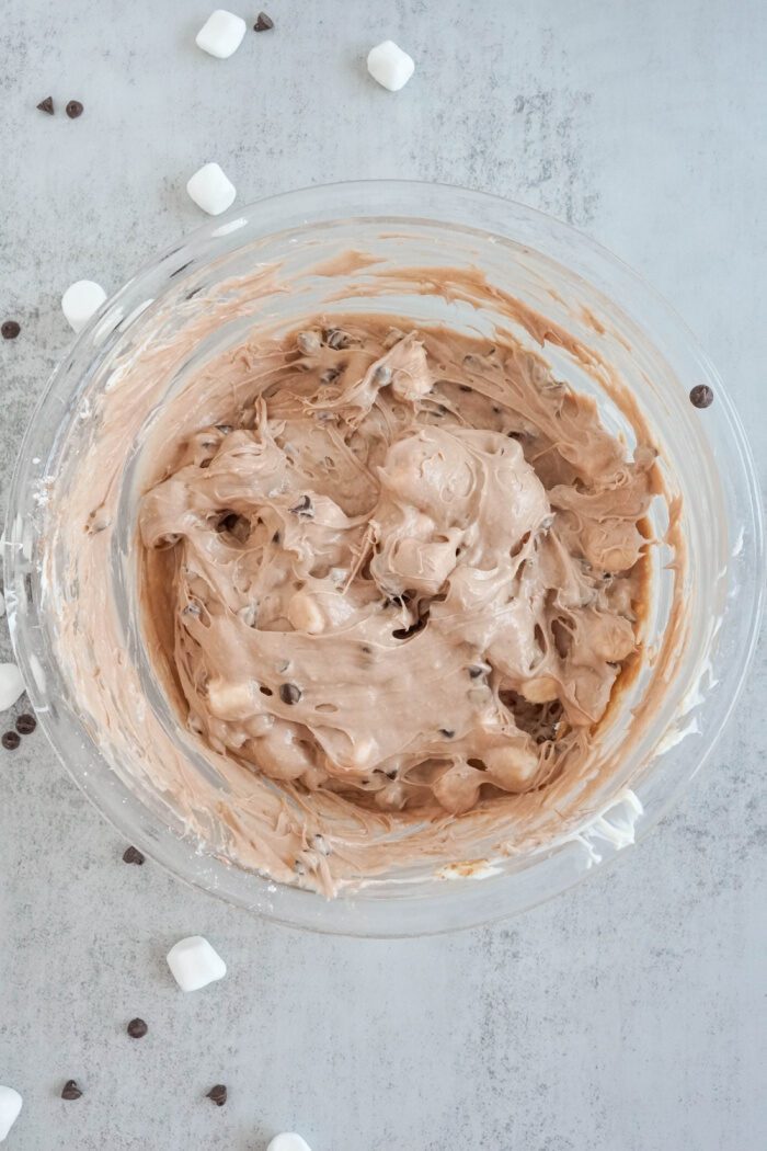 Hot Chocolate Dip all mixed together