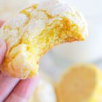 Chewy Lemon Crinkle Cookies