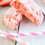 Chewy Strawberry Cookies