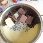 Double Boiler of Chocolate Fudge