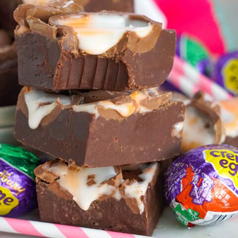 Easy Chocolate Cadbury Creme Eggs Fudge Recipe for Easter!