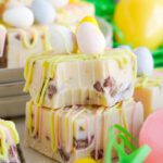 Easy White Chocolate Fudge Recipe with Cadbury Mini Eggs