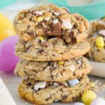 Cadbury Egg Oatmeal Chocolate Chip Easter Cookies Recipe