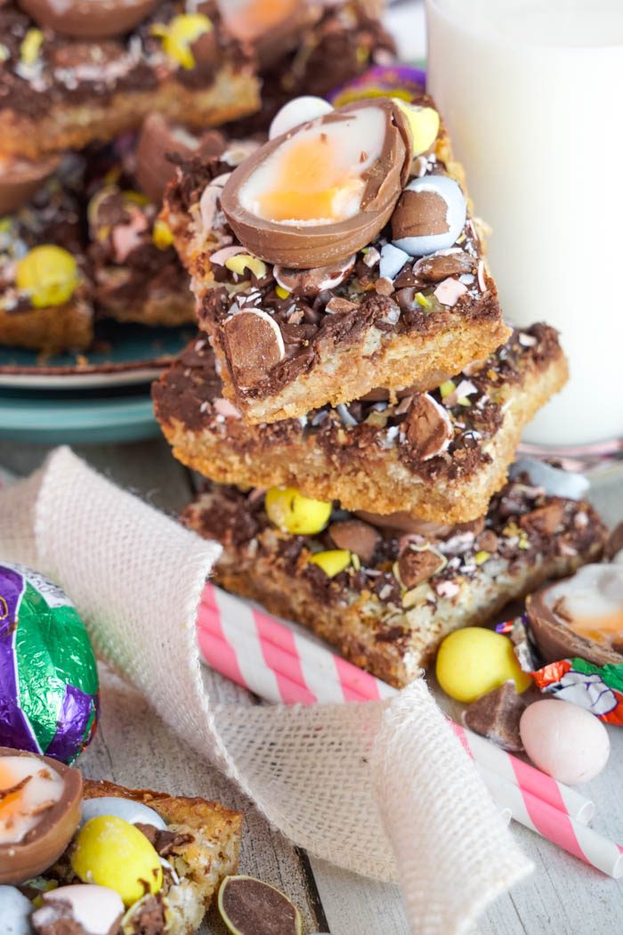 Easter Cookie Bars with Cadbury