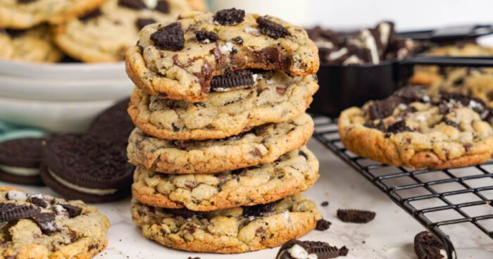 Oreo Cookies in a stack