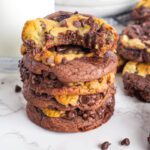 Homemade Brookie Cookies