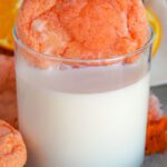 Soft and Chewy Cream Cheese Stuffed Orange Cookies