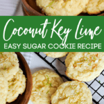 Easy Coconut Key Lime Cookies