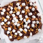 Rocky Road Fudge with Marshmallows