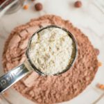 Candy Bar Brownie Cookies flour and brownie mix