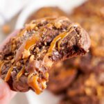 Caramel Toffee Brownie Mix Cookies