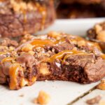 Caramel Toffee Brownie Mix Cookies Recipe