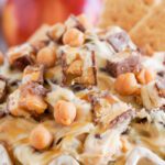 The Best Snickers Caramel Apple Dip