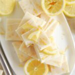 Best Lemon Fudge with White Chocolate and Lemon Zest