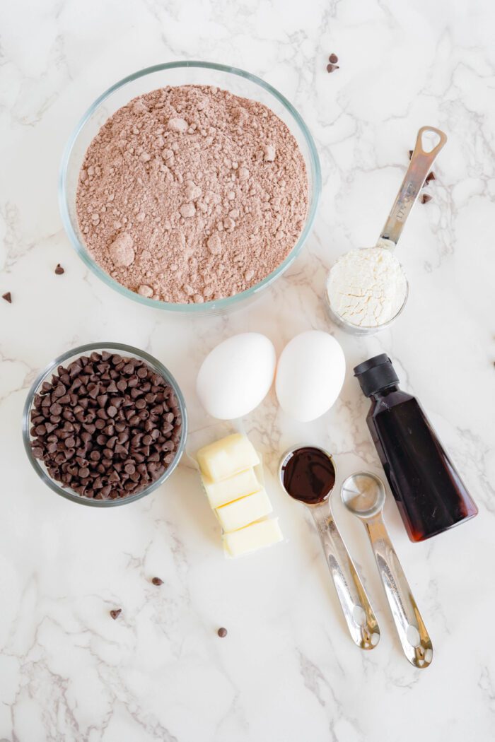 Brownie Chocolate Chip Cookies Ingredients