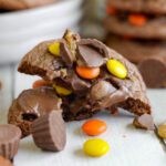 Easy Reese’s Brwonie Cookie Reicpe with Brownie Mix