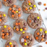 Reese’s Brownie Mix Cookies with toppings