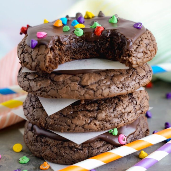 Homemade Cosmic Brownies Cookies Copycat Recipe