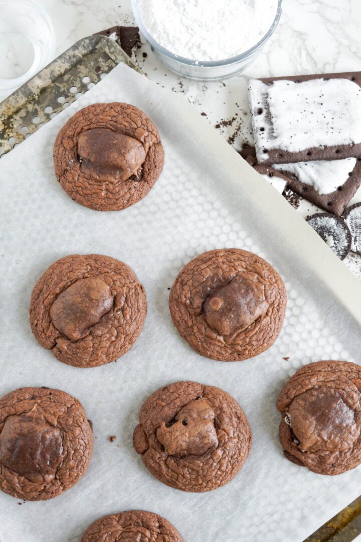 Pop Tart Cookies and Creme Cookies Recipe baked cookies
