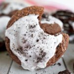 Stuffed Chocolate Cookies with Cookies and Creme