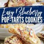 Easy Blueberry Poptarts Cookies