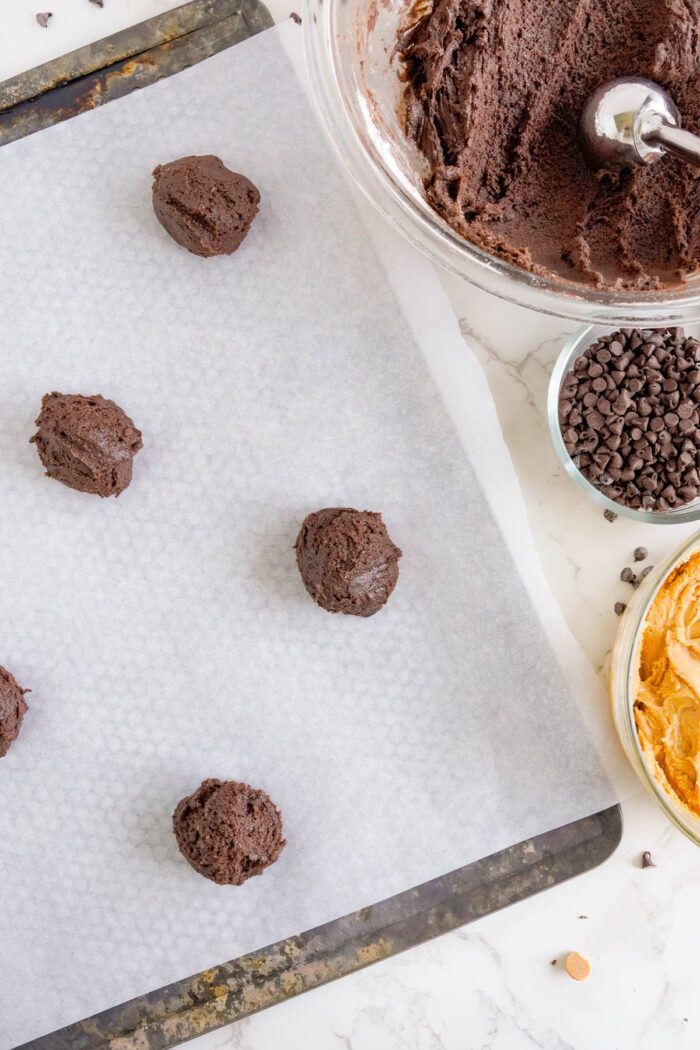 Peanut Butter Brownie Cookies -13