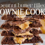 Peanut Butter Filled Brownie Cookies