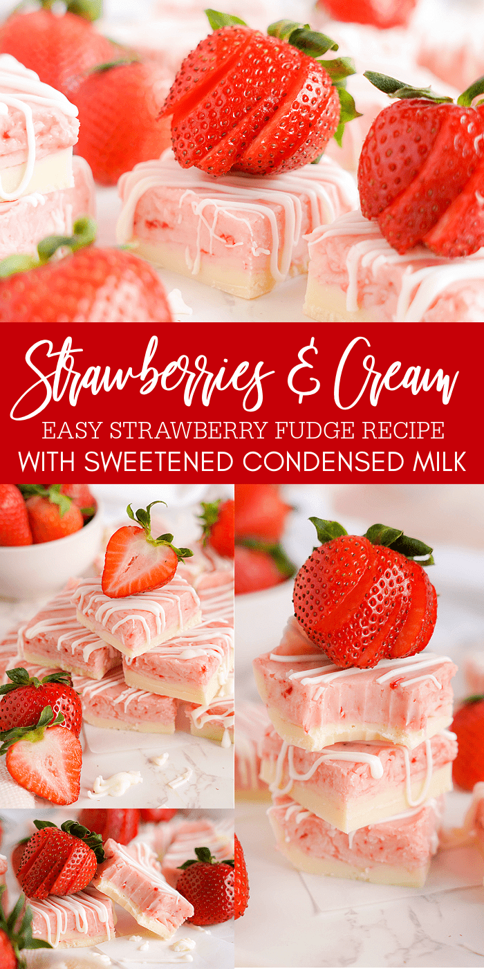 Strawberries and Cream Fudge Recipe