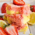 Strawberry Lemonade Brownie Recipe